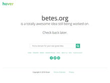 Tablet Screenshot of betes.org